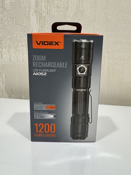 Портативный светодиодный фонарик Videx A105Z 1200 Lm