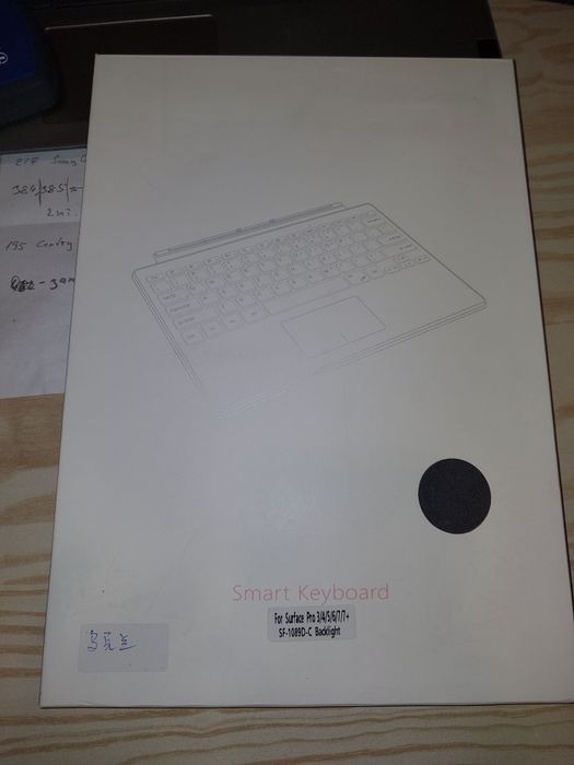 Клавіатура UKR  для suface pro 3/4/6/7/7+ SF-1089D