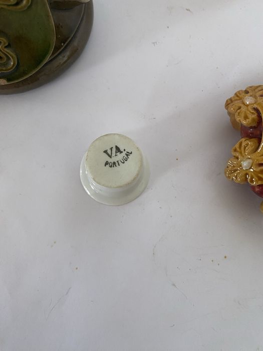 Tinteiro em faianca das caldas da Rainha