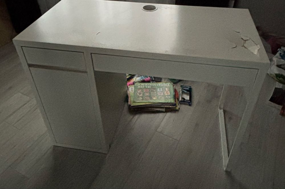 Biurko micke ikea,  blat do wymiany