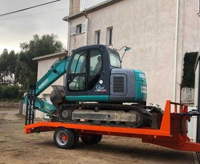 Reboque Porta maquinas Novo de 9000 kg