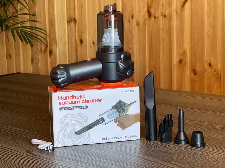 Портативний бездротовий пилосос 2 in 1 для авто та дому