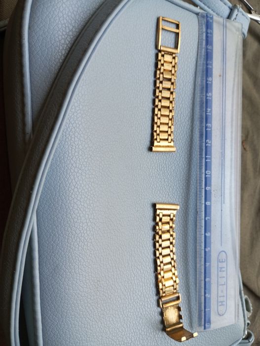 Браслет позолоченный для часов мужской AU СССР