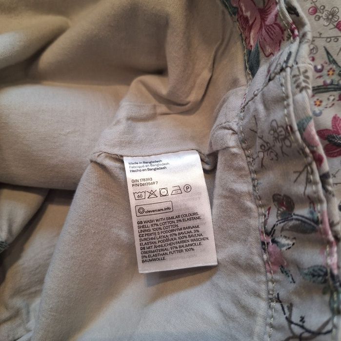 Płaszcz w kwiaty H&M