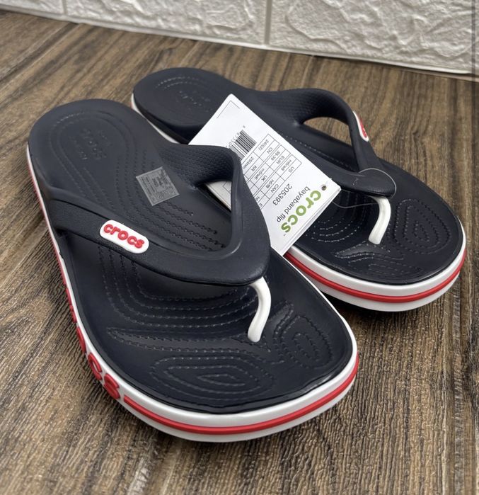 В'єтнамки шльопанці крокс Crocs Bayaband Flip, розмір 41, W10.