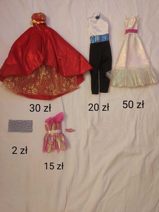 Lalki Barbie ubranka