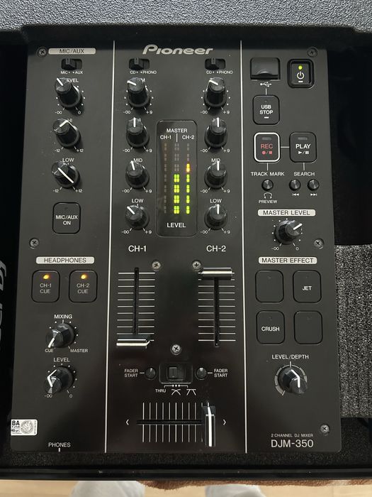 Pionieer CDJ 350 +DJM350 Case