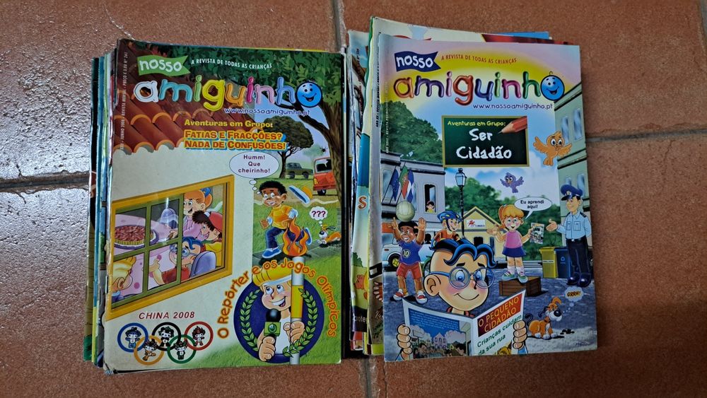 48 Edições Revista "O Nosso Amiguinho" n° 236-282 (maio 2006 - março 2010)