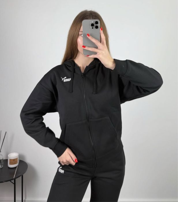 Жіночий Костюм Пума Puma Essentials Full-Zip Logo
