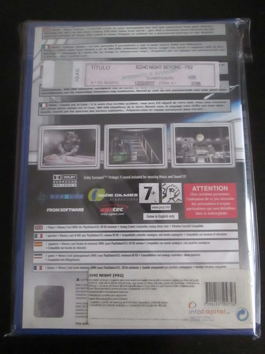 Echo Night Beyond PS2 (sem manual)