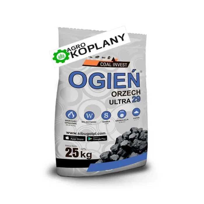 Węgiel orzech Ogień ultra do 29 Mj/kg