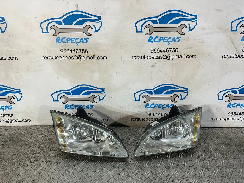 Conjunto Otica Farois Frente Frontal Esquerda Direita Ford Focus 2