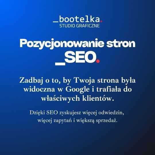 Pozycjonowanie stron SEO | Zwiększ widoczność w Google | Darmowy audyt