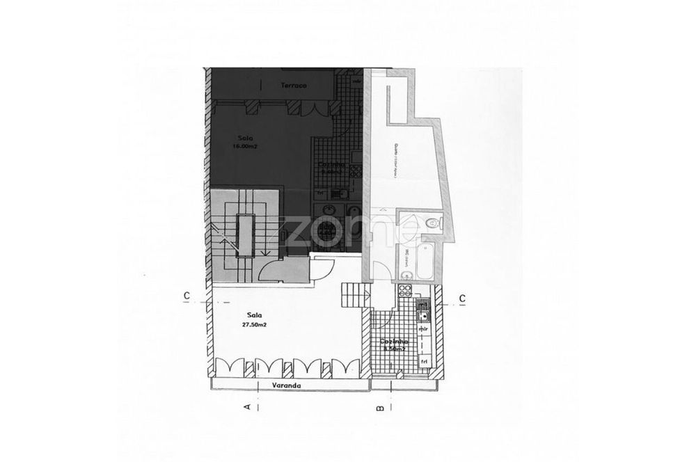 Apartamento T0+1 com AL em São Bento