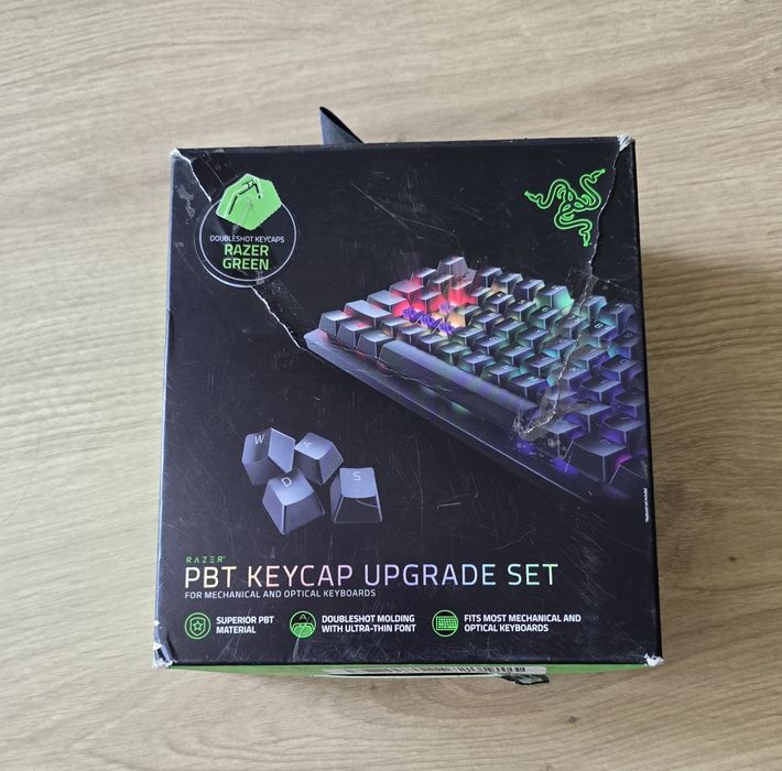 Razer PBT Keycap Upgrade Set Quartz Pink - klawisze do klawiatury NOWE