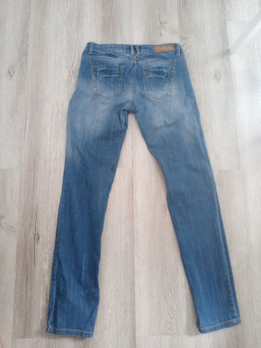 Spodnie jeansowe z prostymi nogawkami, marki Fresh Made, rozmiar S