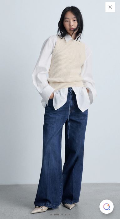 Джинси Mango wide legs