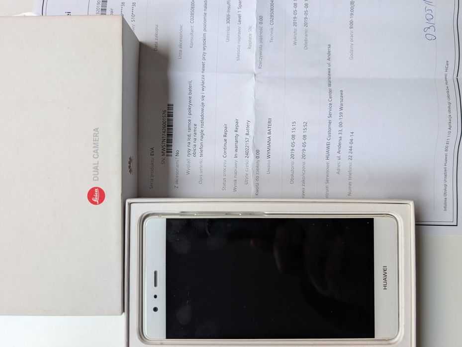 Huawei P9 - mystic silver