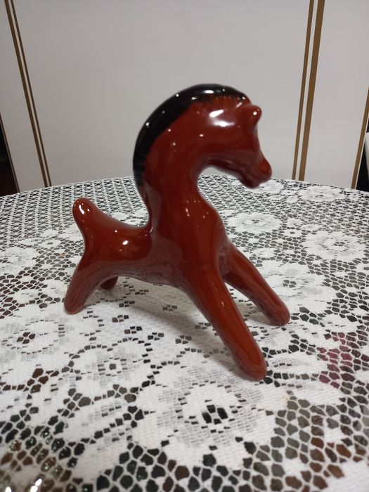 Керамічний коник, Васильківська майолика, 60х рокіа