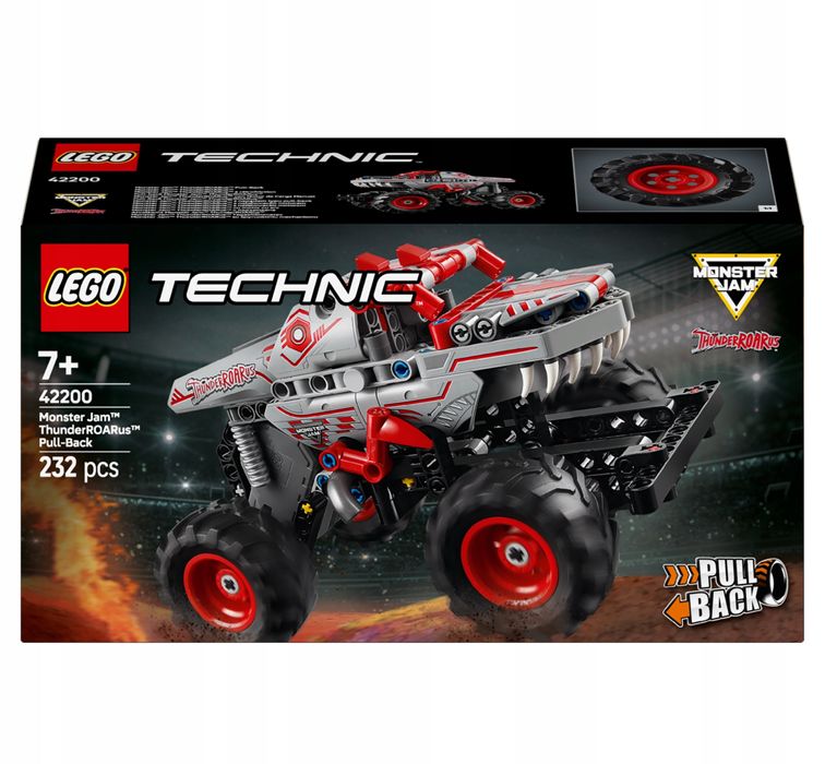 Nowe Klocki LEGO 42200 Technic - Monster Jam ThunderROARus - Sklep