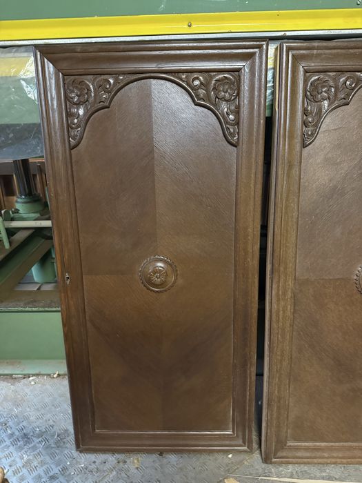 Antyczne drzwi meblowe – komplet 2 sztuki