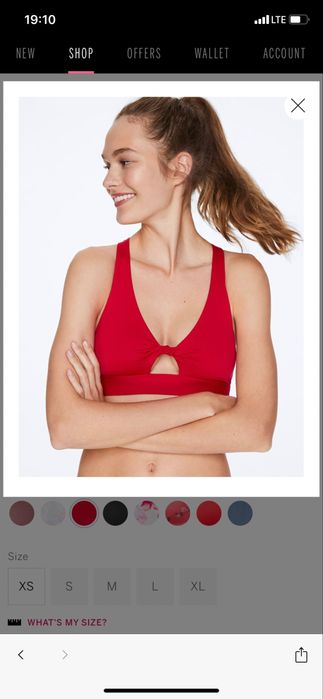 Victoria’s Secret Pink топ-купальник 2в1