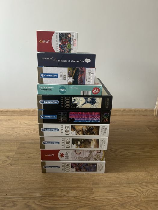 Sprzedam zestaw puzzli