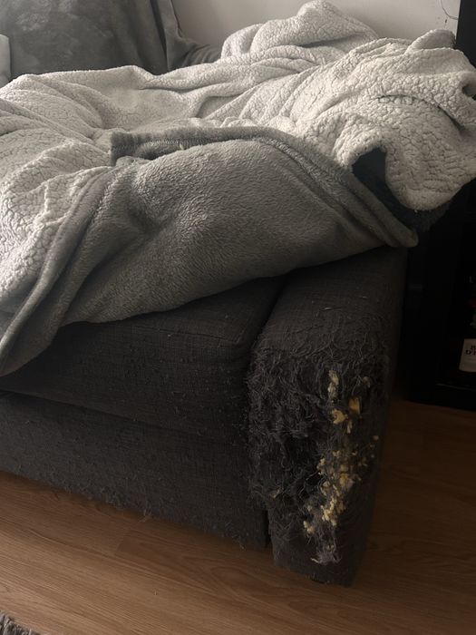 FRIHETEN Sofá-cama de canto c/arrumação, Skiftebo cinz esc.