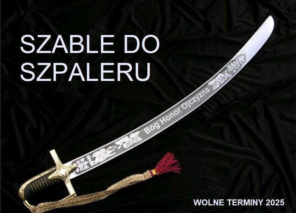 Szable do szpaleru, szpaler ślubny