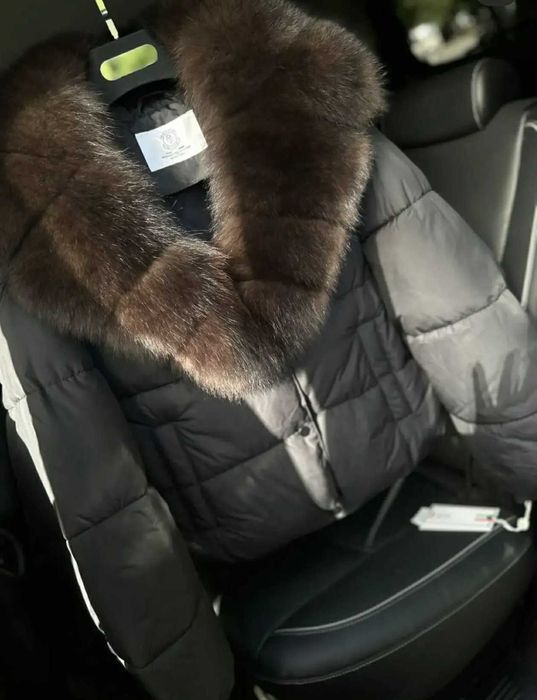 Kurtka zimowa damska lis