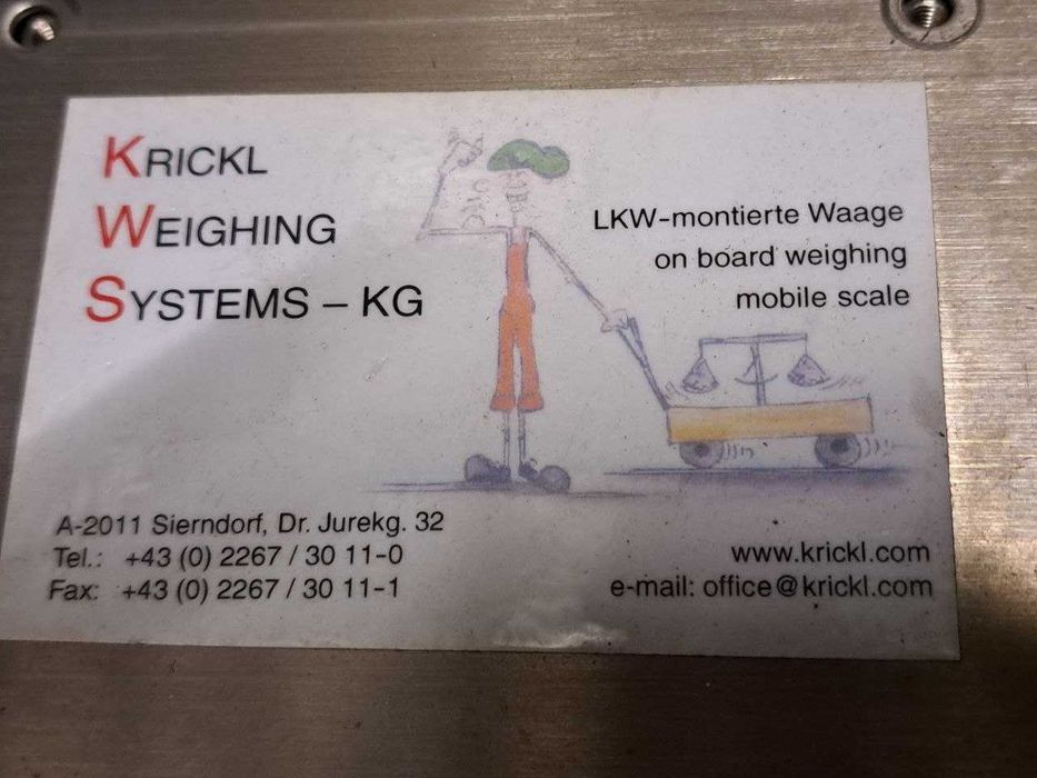 Terminal wagowy KWS IT-3000 (Krickl Weighing Systems)