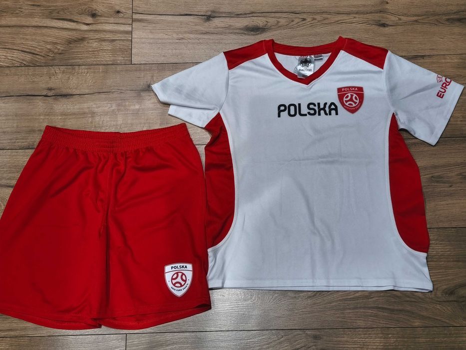 Komplet sportowy strój koszulka spodenki Euro 2020 r. 146 152
