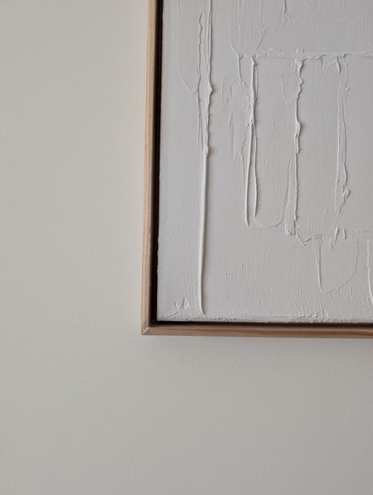 Quadro Abstrato Texturizado 100x70cm | Peça Única c/ Moldura Madeira