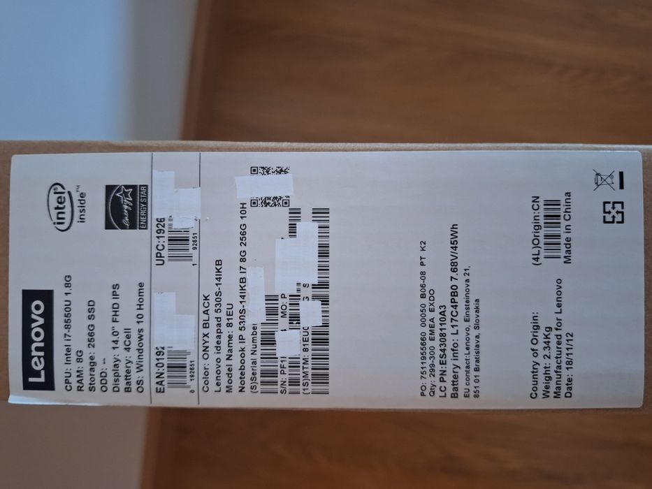 Portátil Lenovo I7 Windows 11