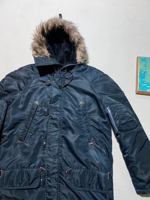 Зимова куртка парка Flight military N3B тепла рS оутдор нейлонова