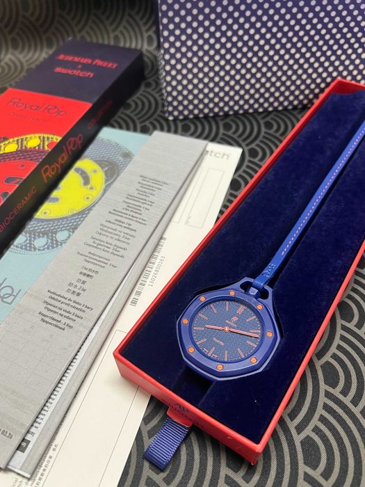Swatch AP SSX03L103N - Lépine z koronką na 12, szafirowe szkło