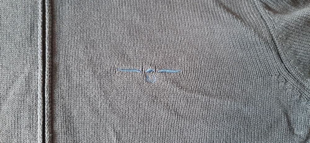Sweter kardigan męski granatowy logowany XXL Armani Jeans