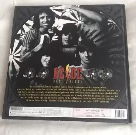 AC/DC: Dirty Deeds Hardcover com 4 DVD's