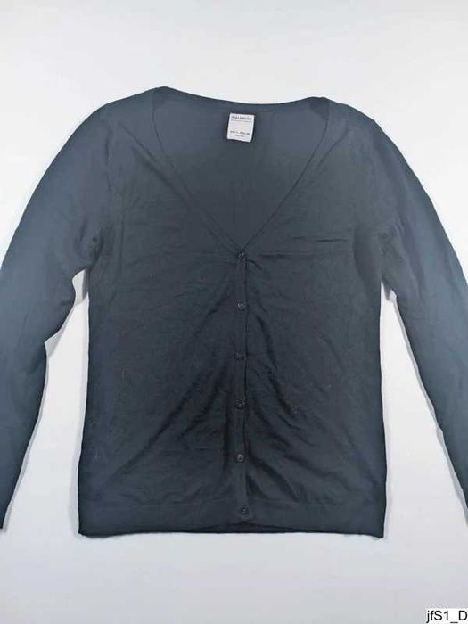 Pull & Bear Kardigan Damski L Czarny Guziki Casual