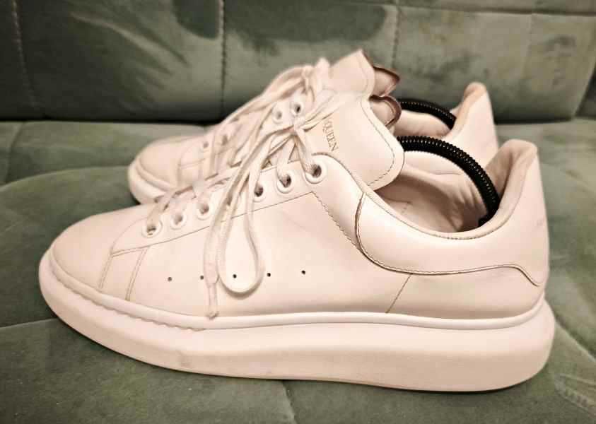 Skórzane sneakersy Alexander McQueen