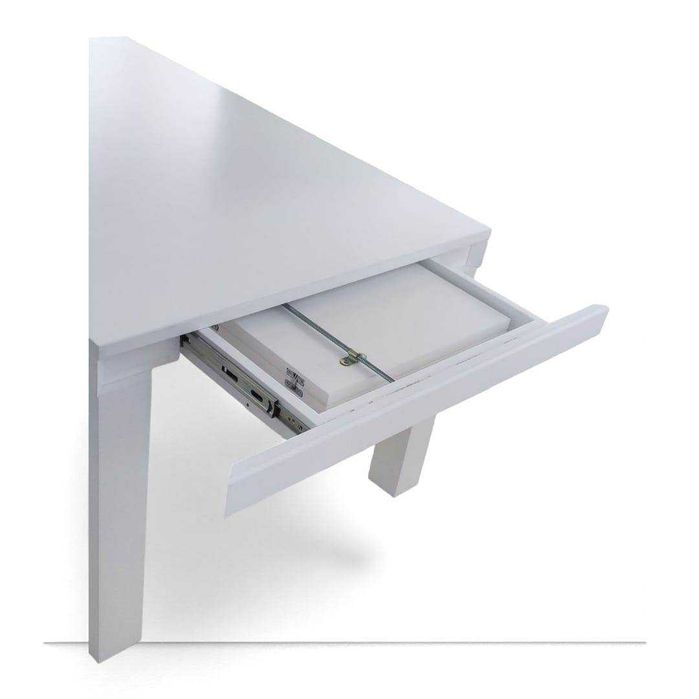 . Mesa de Jantar Lacada 170x100 + 2 extensões
