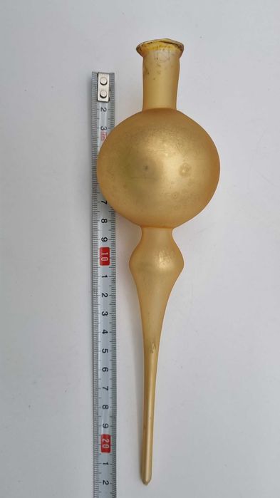 Bombki szklane PRL szyszki szpic