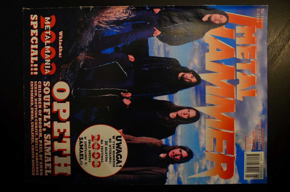 Archiwalny magazyn Metal Hammer nr 3/2003.