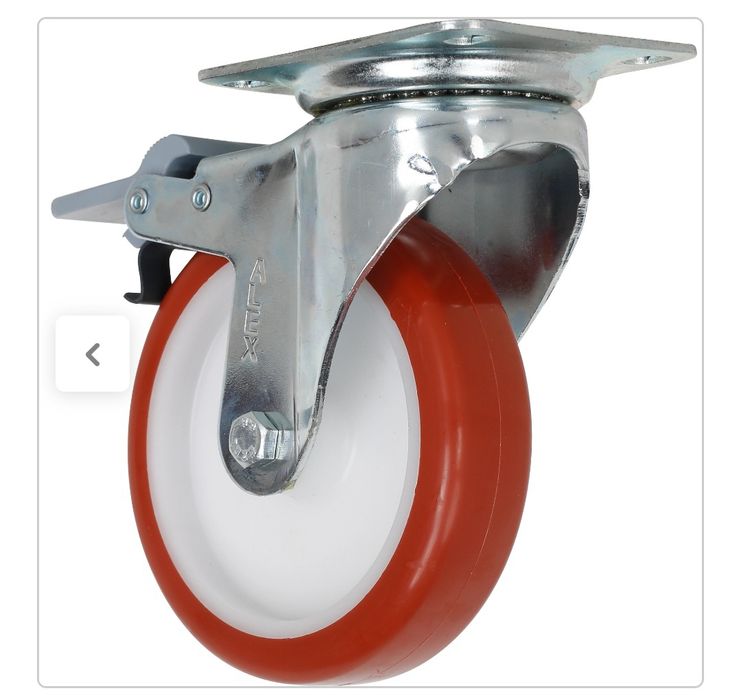 12 Rodas / rodizios 360º 125MM 200KG