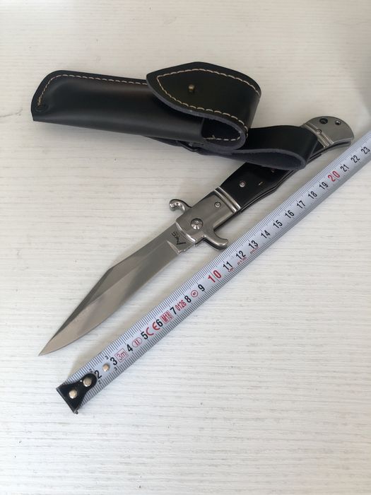 Нож складной финка автоматическая нквд раскладной