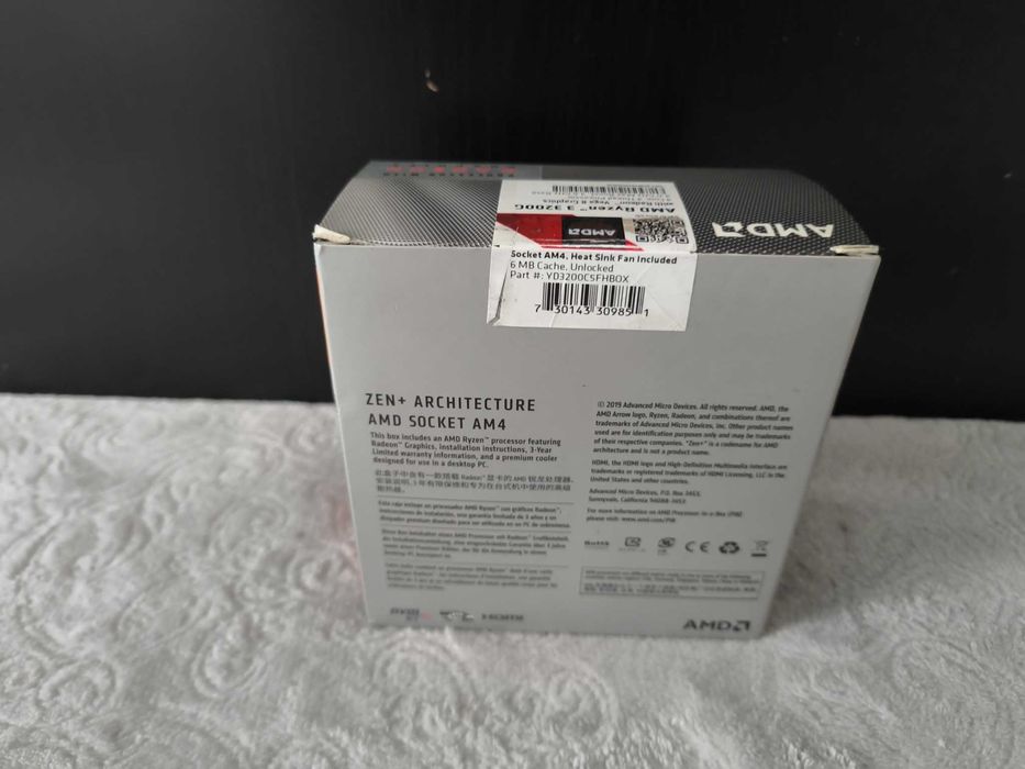 Procesor AMD Ryzen 3 3200G - Nowy / Nie odpakowane pudelko.
