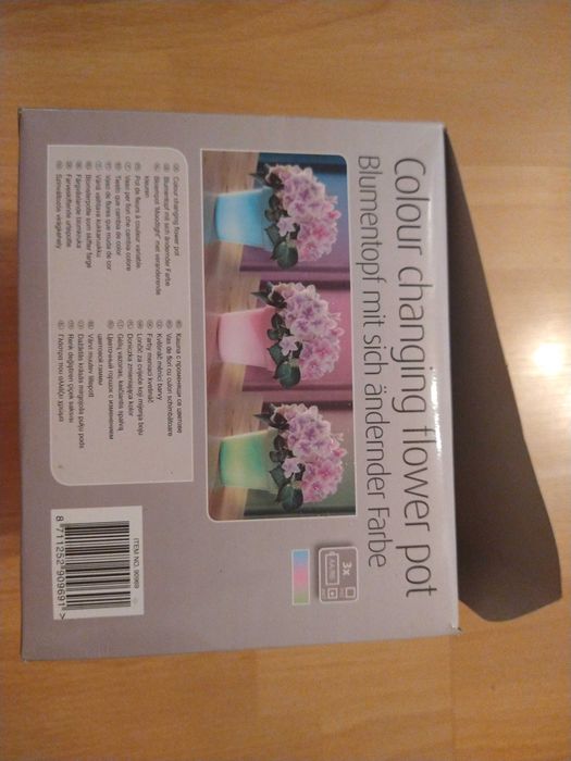 Doniczka zmieniająca kolor