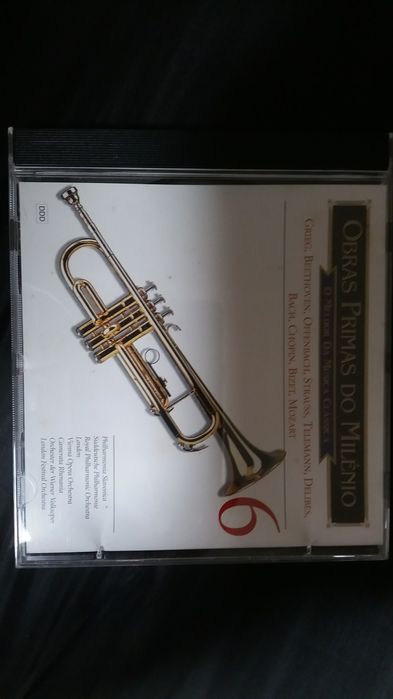 Coleção de CDs de música clássica