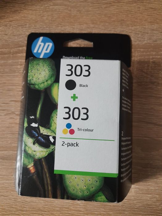 Струменеві нові оригінальні картриджі HP 303 Black/Color