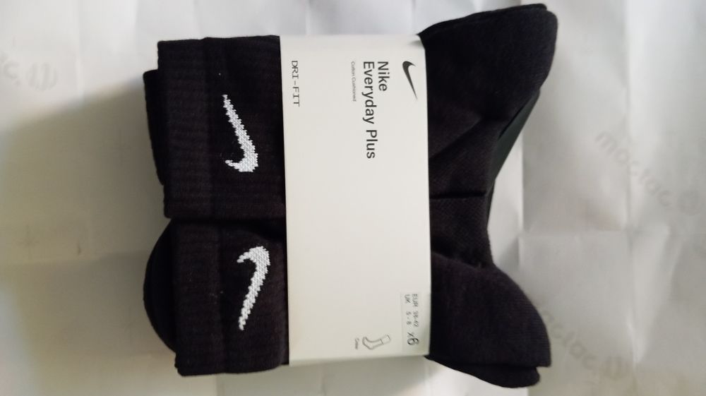 Носки Шкарпетки  Nike Everyday Cushion Crew  SX7664-100  3 пары